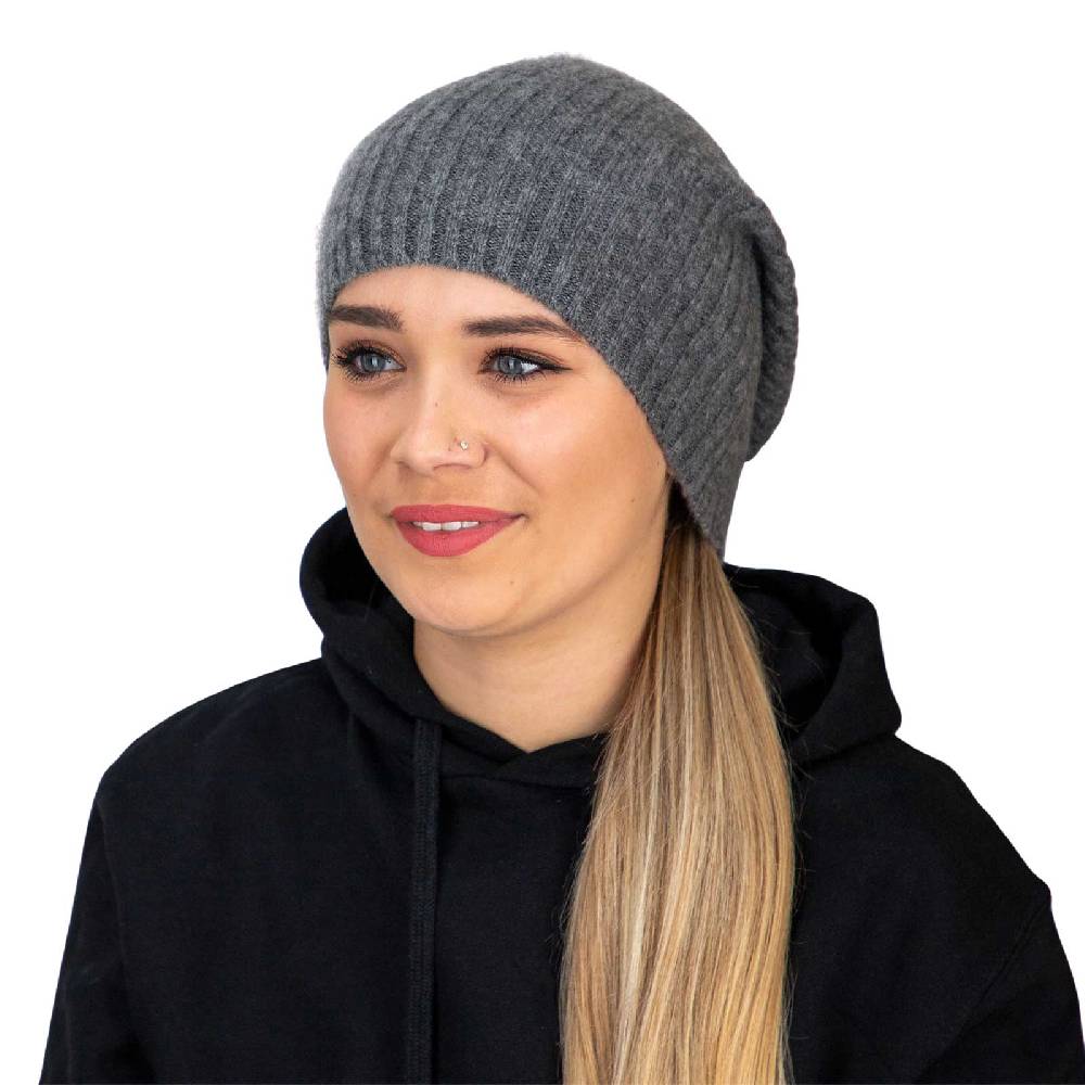 Kunst Und Magie Long Slouch Beanie Mütze Aus Kashmir Wolle Wollmütze Unisex Für Sie Und Ihn