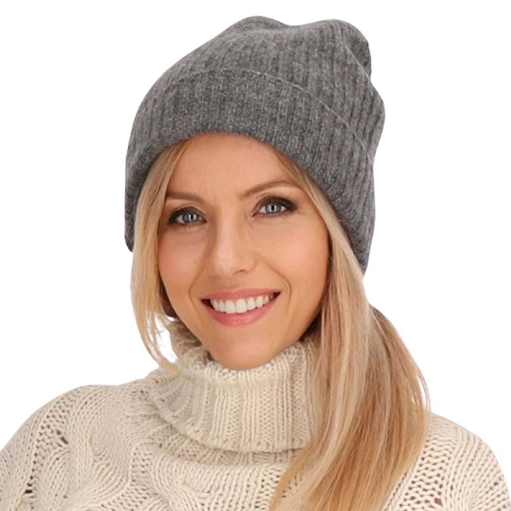 Kunst Und Magie Long Slouch Beanie Mütze aus Kashmir Wolle Wollmütze Unisex für Sie und Ihn