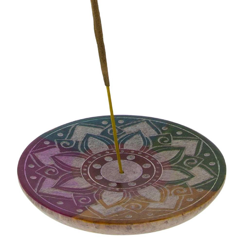 Kunst Und Magie Lotus Halter Für Räucherstäbchen Und Kegel Räucherstäbchenhalter Aus Speckstein 10cm