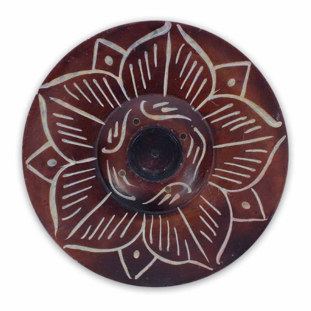 Kunst Und Magie Lotus Halter Für Räucherstäbchen Und Kegel Räucherstäbchenhalter Aus Speckstein