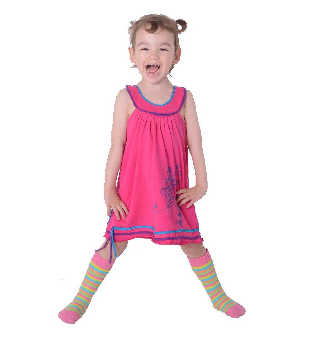 Kunst Und Magie Luftiges Sommerkinderkleid Elfenmotiv Mit Aufwendiger Stickborte Hippie