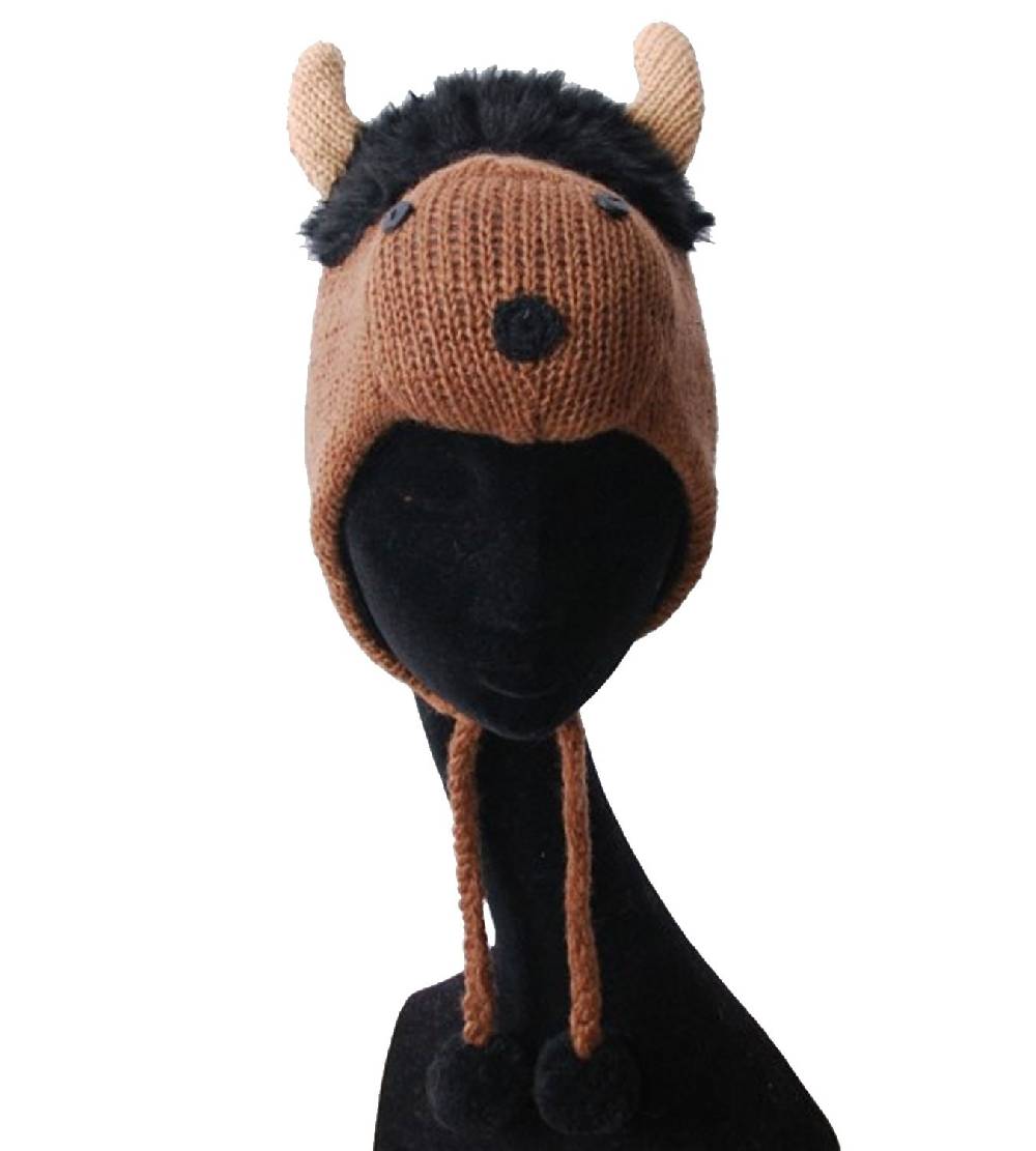 Kunst Und Magie Lustige Strickmütze Mütze Aus Wolle Büffel