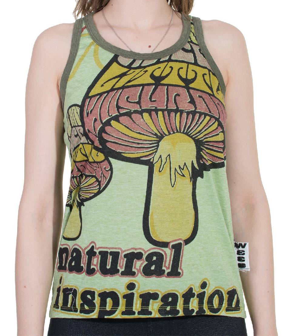 Kunst Und Magie Magic Mushroom Goa Top Shirt Hippie 70er Retro