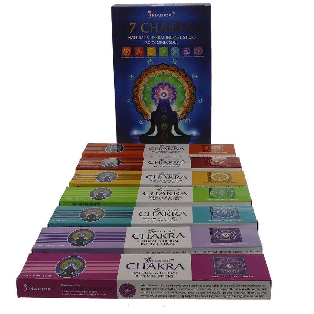 Kunst Und Magie Magick 7 Chakra Set Räucherstäbchen