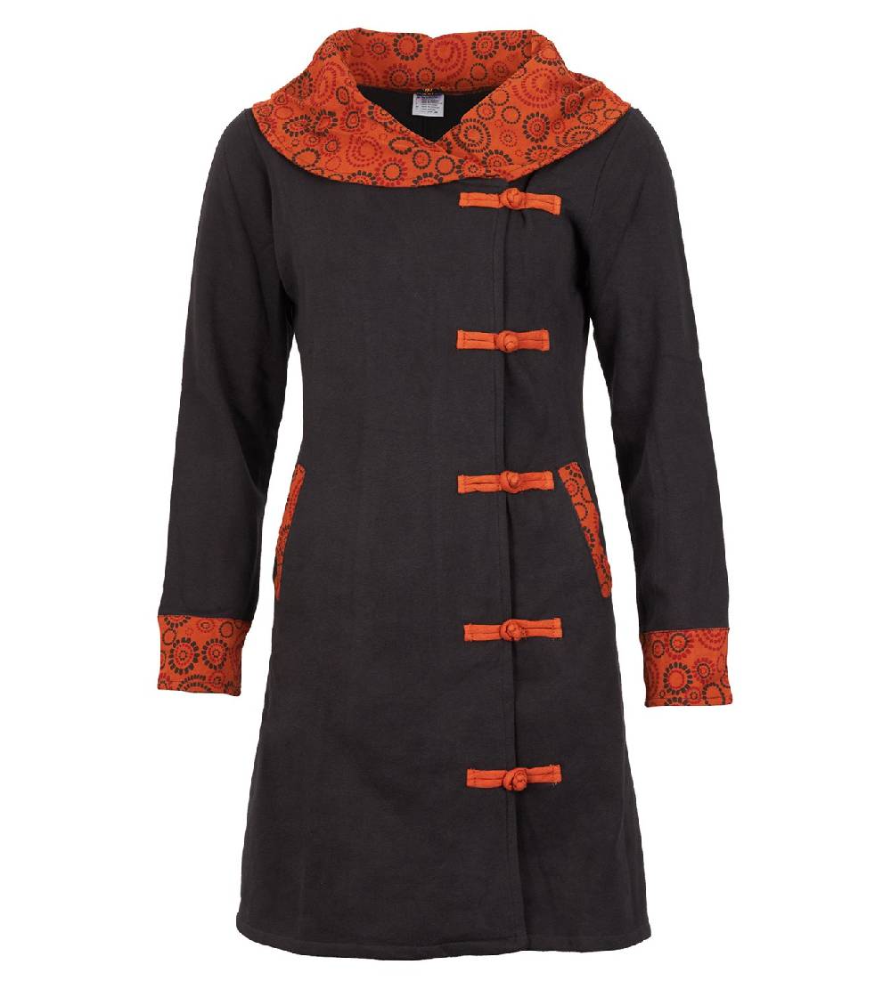 Kunst Und Magie Mantel aus Baumwolle Jacke Goa Psy Hippie Boho