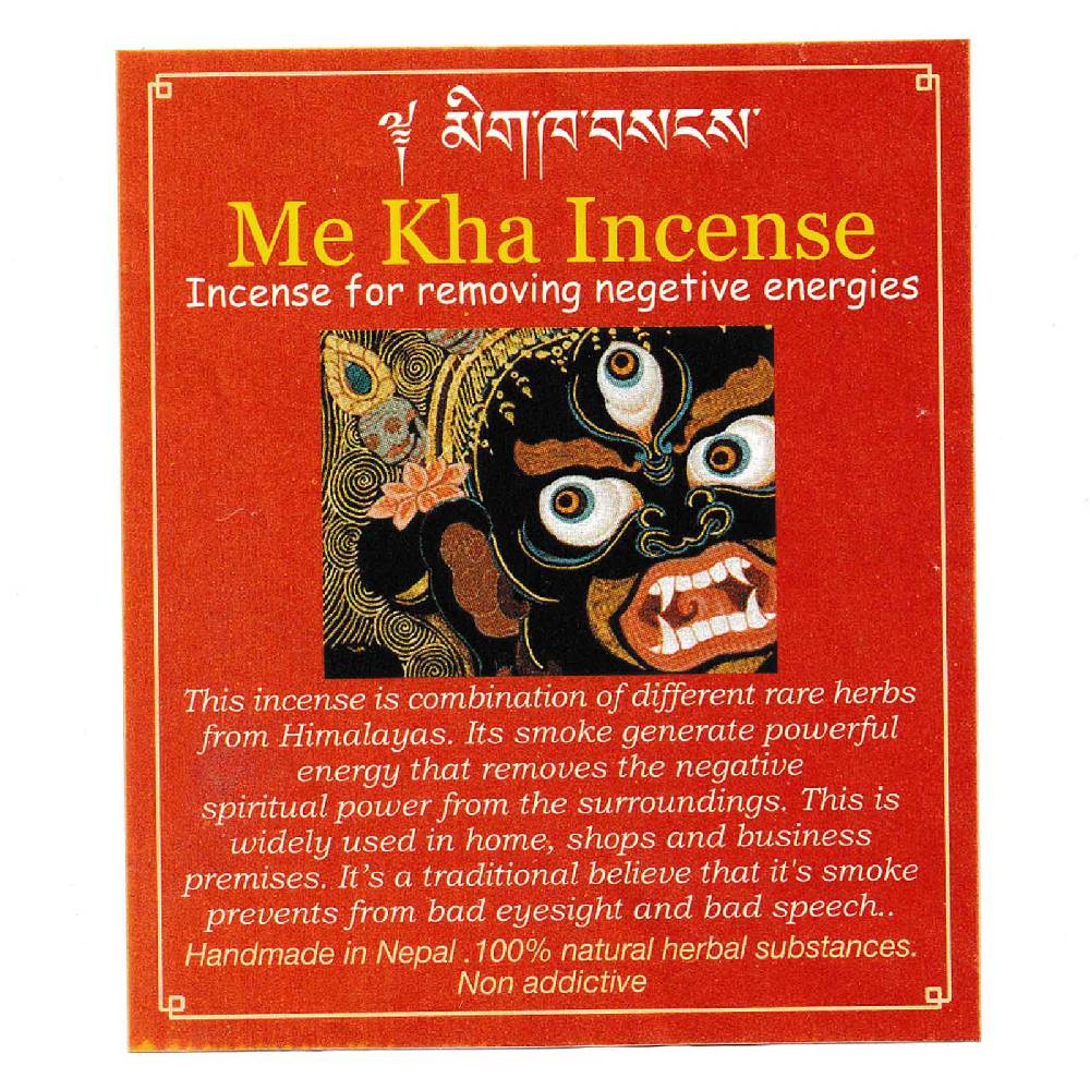 Kunst Und Magie Me Kha Incense Shamanisches Räucherwerk " Reinigung Und Schutz" Aus Dem Himalaya