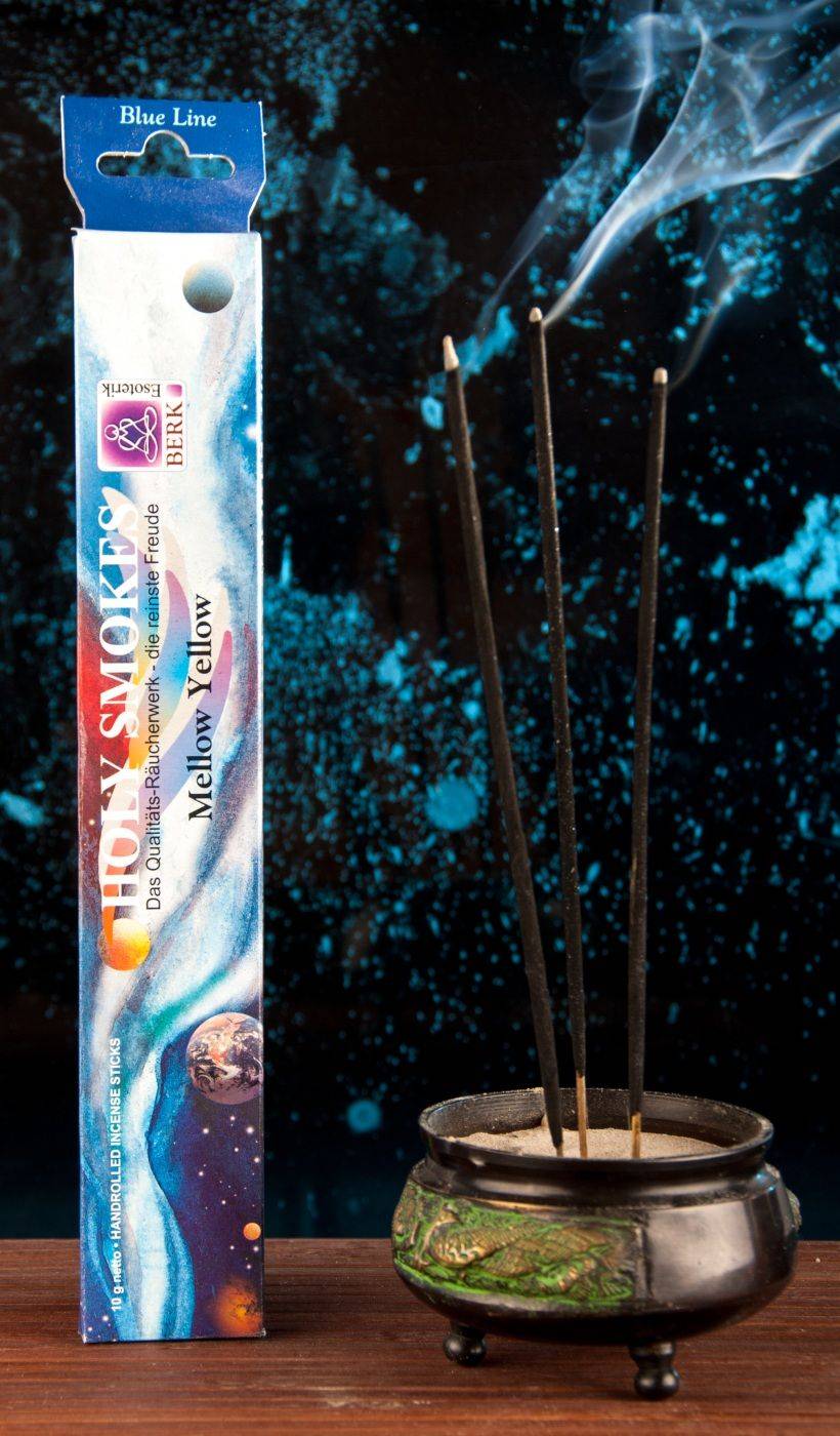 Kunst Und Magie Mellow Yellow Räucherstäbchen - Holy Smokes Blue Line Duftstäbchen