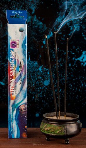 Kunst Und Magie Mellow Yellow Räucherstäbchen - Holy Smokes Blue Line Duftstäbchen