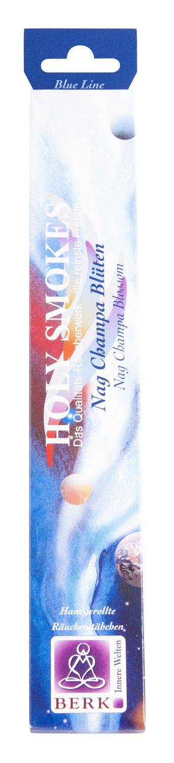Kunst Und Magie Nag Champa Blüten - Holy Smokes Blue Line Duftstäbchen Räucherstäbchen