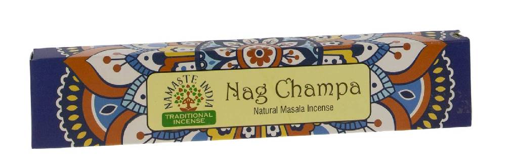 Kunst Und Magie Nag Champa Räucherstäbchen Namaste India 12er Großpackung
