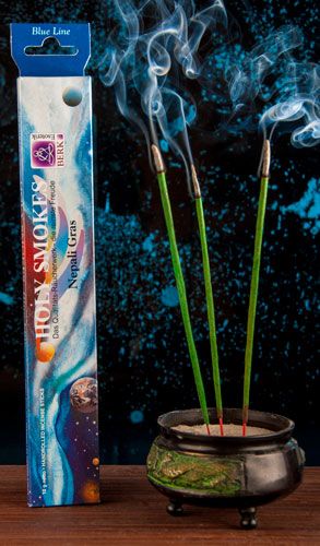 Kunst Und Magie Nepali Gras - Blue Line Holy Smokes Räucherstäbchen Duftstäbchen