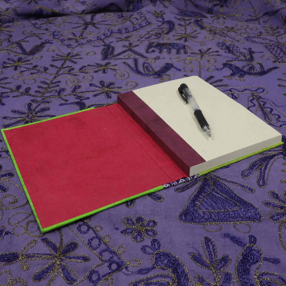 Kunst Und Magie Notizbuch Nachhaltigl Handgemacht Unendlicher Knoten Tagebuch Lokta Papier Poesiealbum