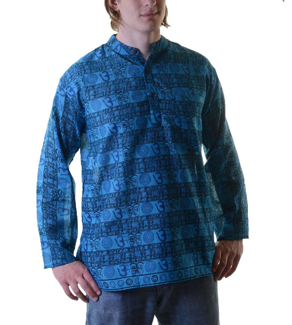 Kunst Und Magie OM Fischerhemd Überzieher Hemd Kurtha