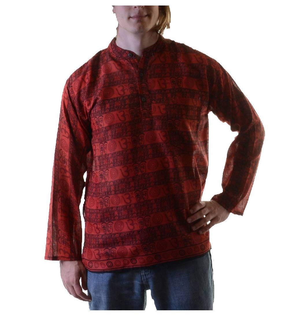 Kunst Und Magie OM Fischerhemd Überzieher Hemd Kurtha