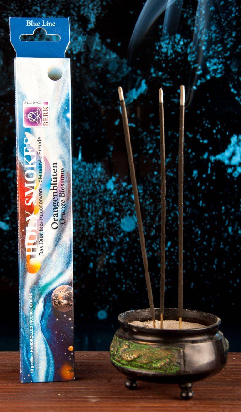 Kunst Und Magie Orangenblüten - Blue Line Räucherstäbchen Holy Smokes