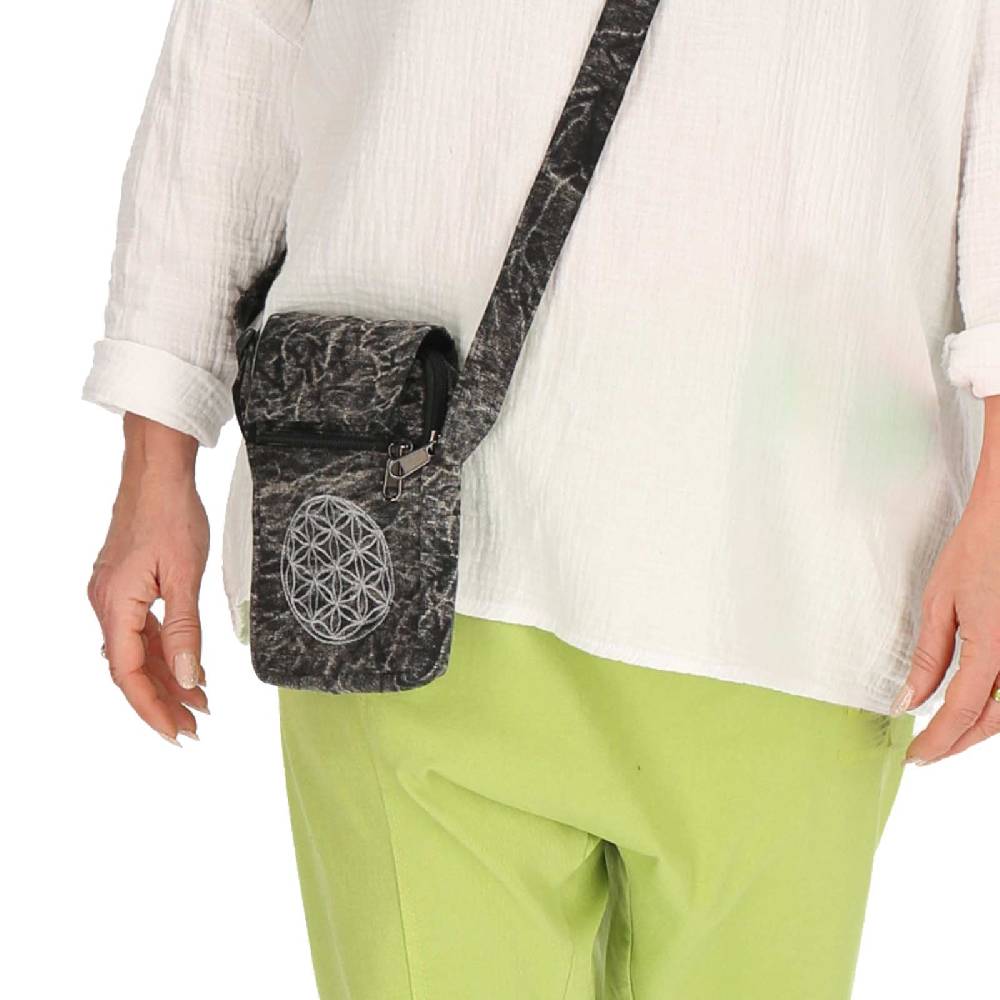 Kunst Und Magie Passportbag Handytasche Brustbeutel Schultertasche Hippie Handtasche Goa Tasche Mit Schulterriemen