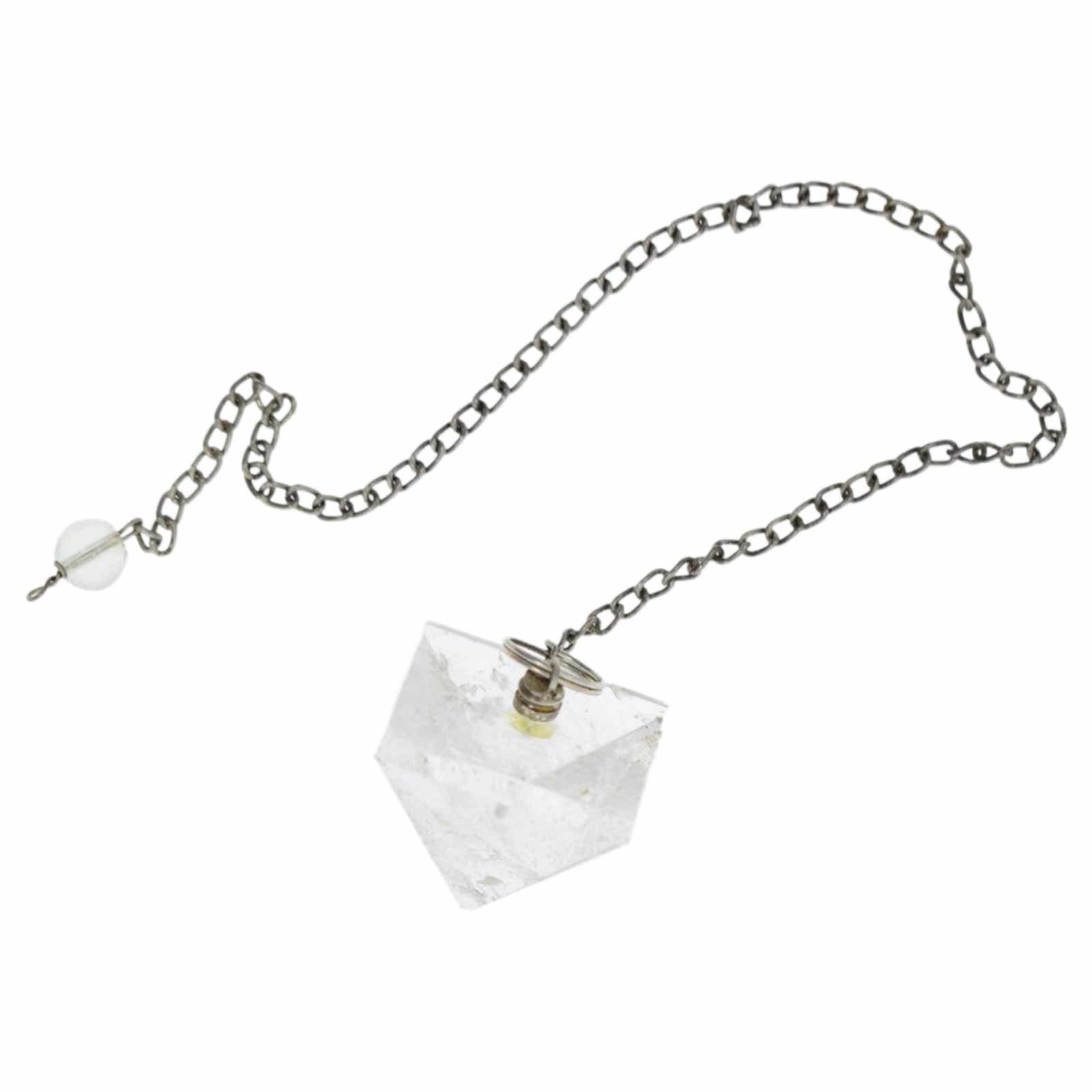 Kunst Und Magie Pendel Edelsteinpendel - Pyramide Bergkristall Radiästhesie Instrument