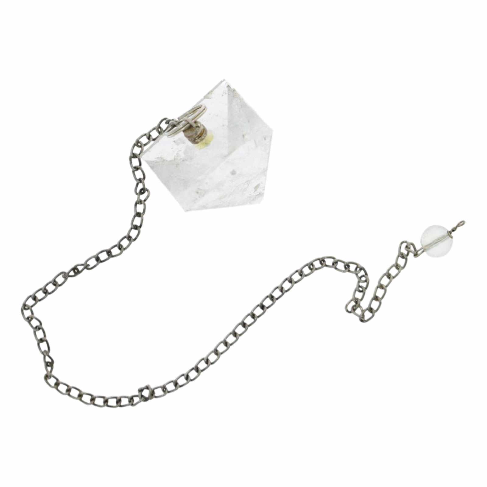 Kunst Und Magie Pendel Edelsteinpendel - Pyramide Bergkristall Radiästhesie Instrument