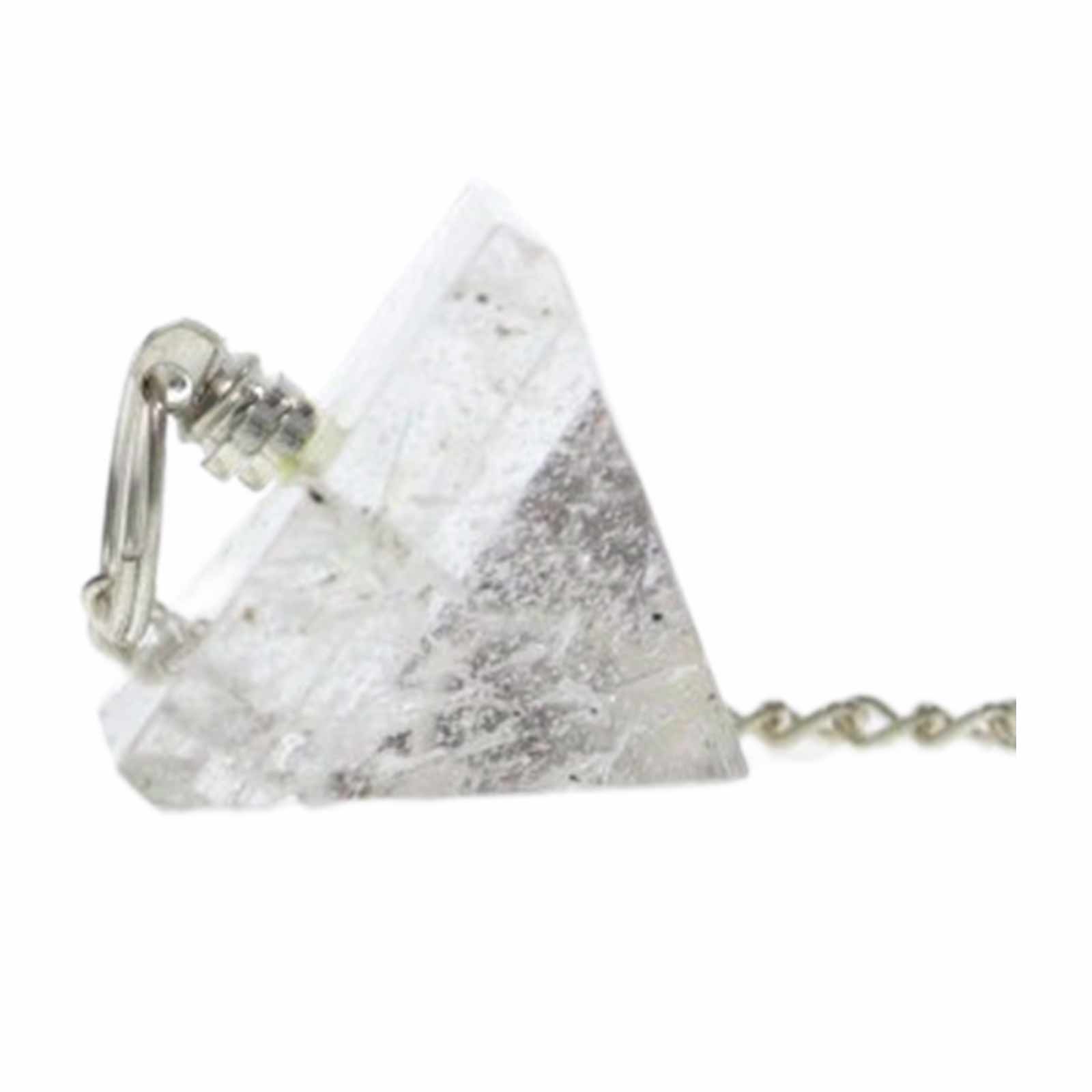 Kunst Und Magie Pendel Edelsteinpendel - Pyramide Bergkristall Radiästhesie Instrument