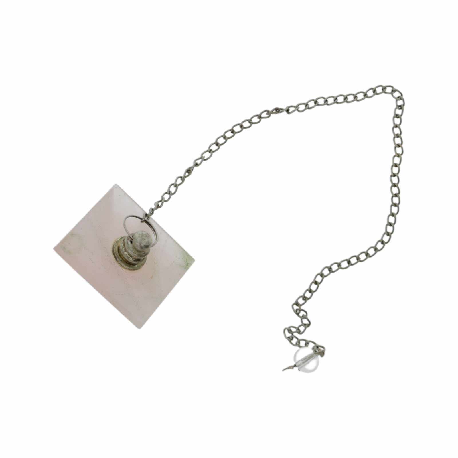 Kunst Und Magie Pendel Edelsteinpendel - Pyramide Rosenquarz Radiästhesie Instrument