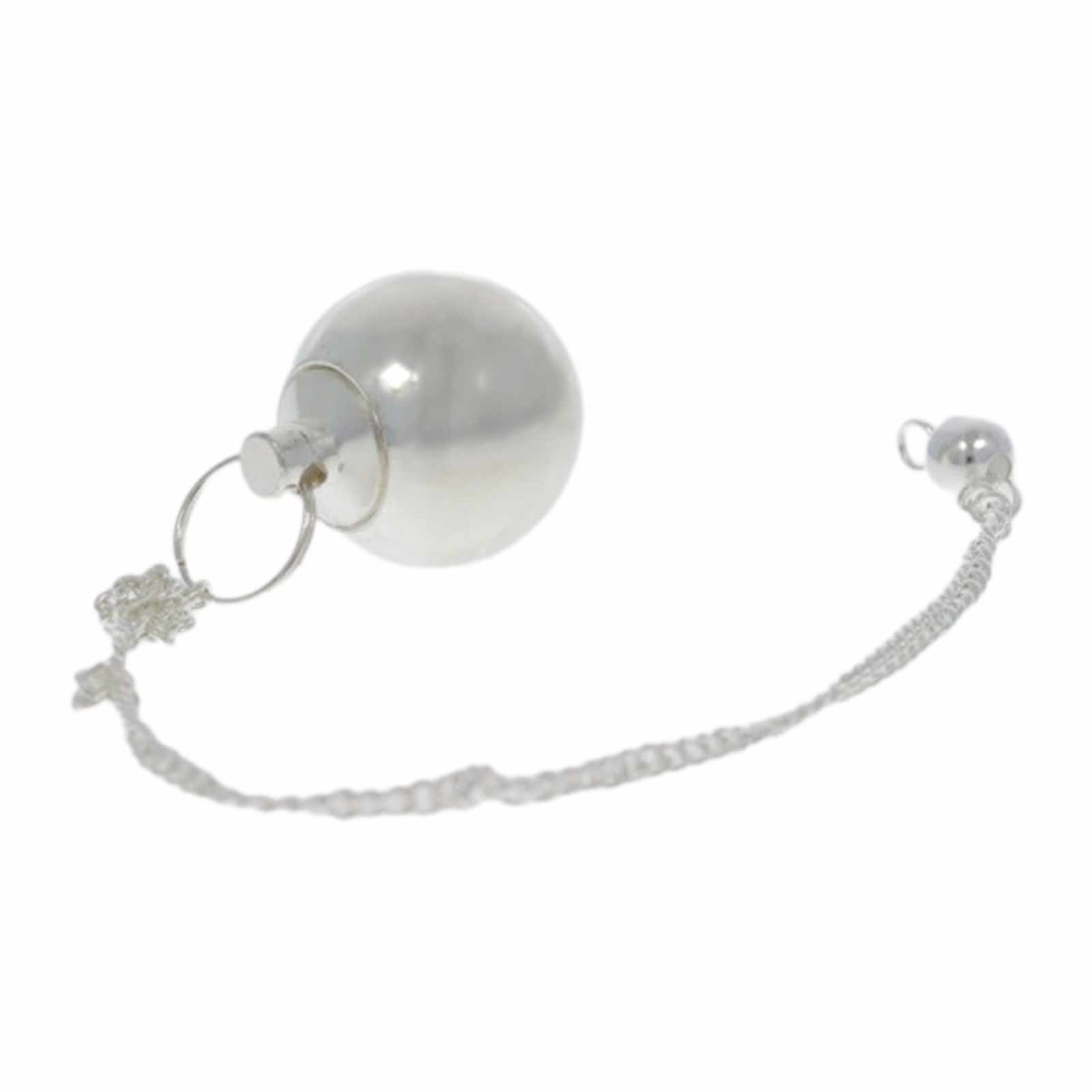 Kunst Und Magie Pendel Massives Kugelpendel Messing Versilbert Radiästhesie Instrument 2,5cm