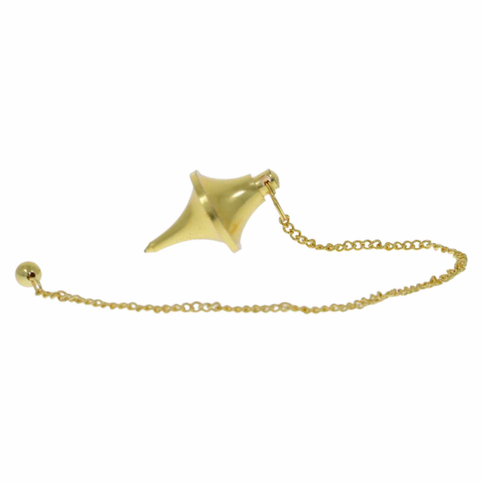 Kunst Und Magie Pendel Schraub Pendel Kreisel Messing Vergoldet Radiästhesie Instrument 3,4cm