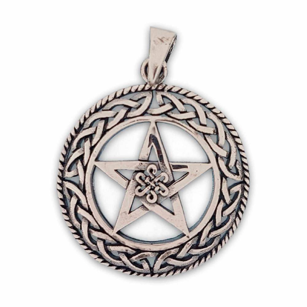 Kunst Und Magie Pentagramm Anhänger Amulett Silber 925
