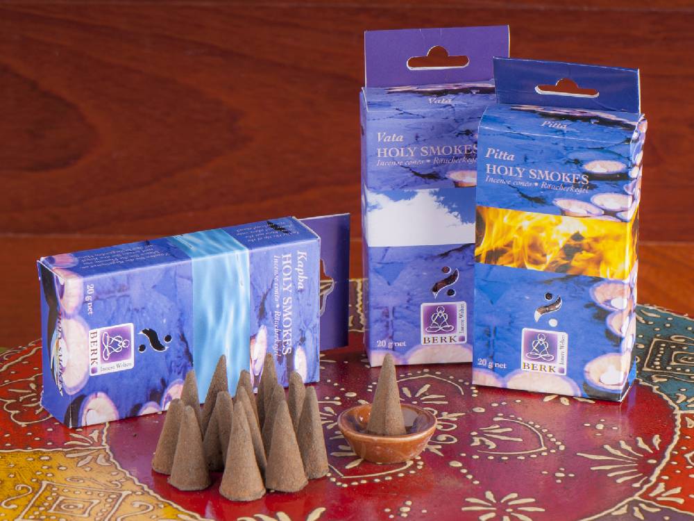 Kunst Und Magie Pitta (Feuer) - Ayurvedische Räucherkegel Holy Smokes