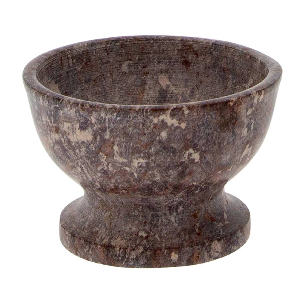 Kunst Und Magie Räucherschale Potpuri Schale Räuchergefäß Steinschale aus Speckstein 8,5cm