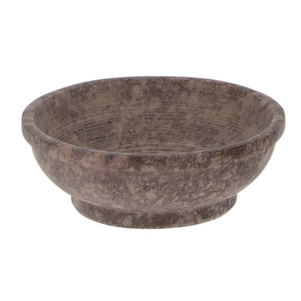 Kunst Und Magie Räucherschale Potpuri Schale Räuchergefäß Steinschale aus Speckstein 8cm