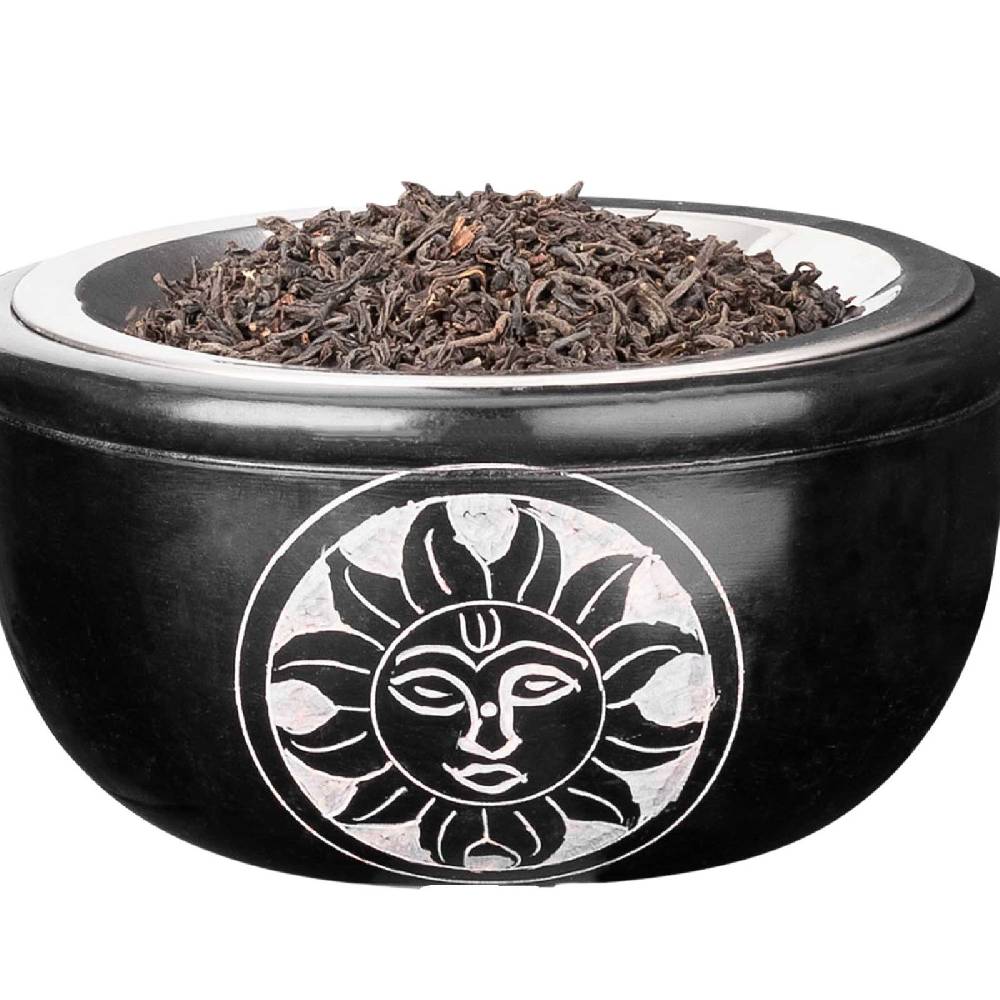 Kunst Und Magie Räucherschale Räuchergefäß Räucherstövchen Mit Sieb Sonne Speckstein 10cm Räucherlampe Weihrauchbrenner