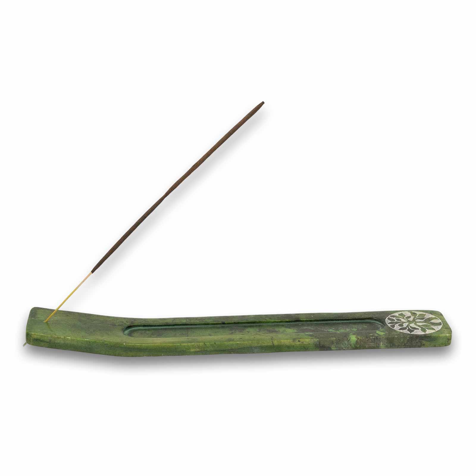 Kunst Und Magie Räucherstäbchenhalter Baum Lebensbaum Tree Of Life Aus Speckstein Aus Mit Gravur Halter Grün