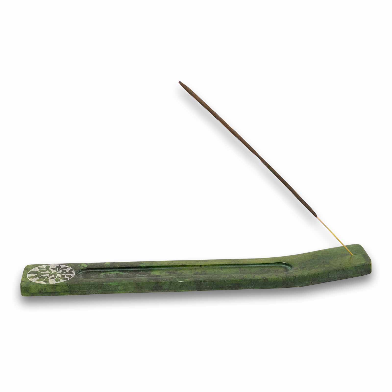 Kunst Und Magie Räucherstäbchenhalter Baum Lebensbaum Tree Of Life Aus Speckstein Aus Mit Gravur Halter Grün