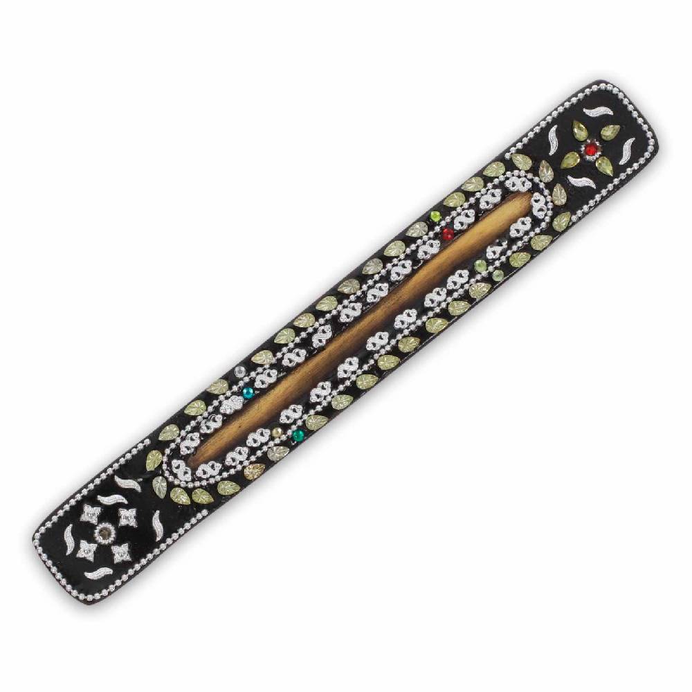 Kunst Und Magie Räucherstäbchenhalter Räucherschiffchen Mit Typisch Indischer Verzierung