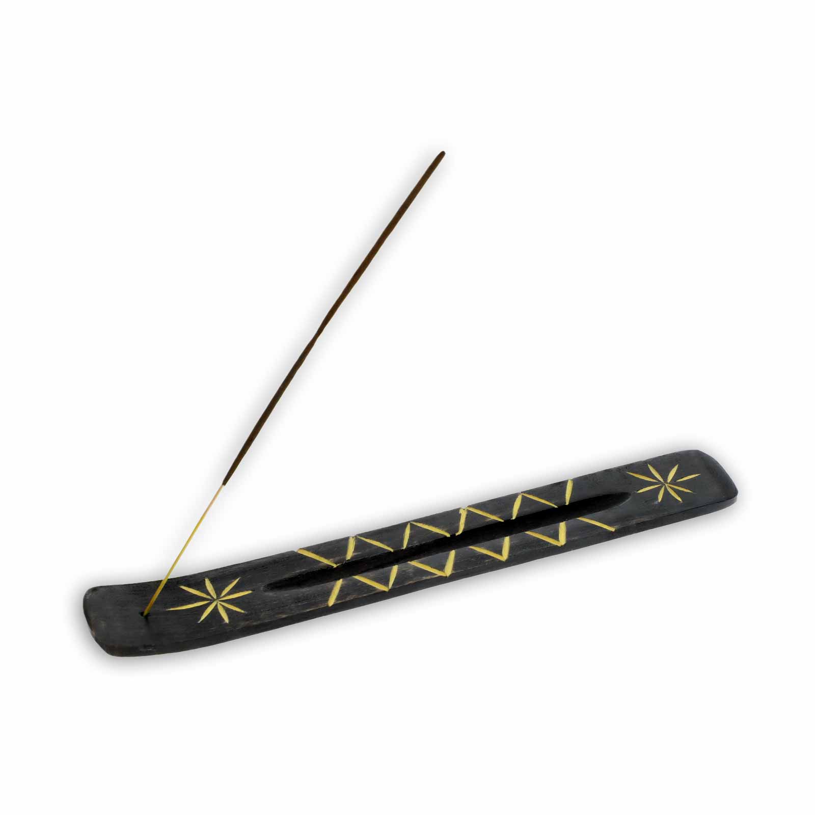 Kunst Und Magie Räucherstäbchenhalter Tansania aus Holz mit Schnitzerei