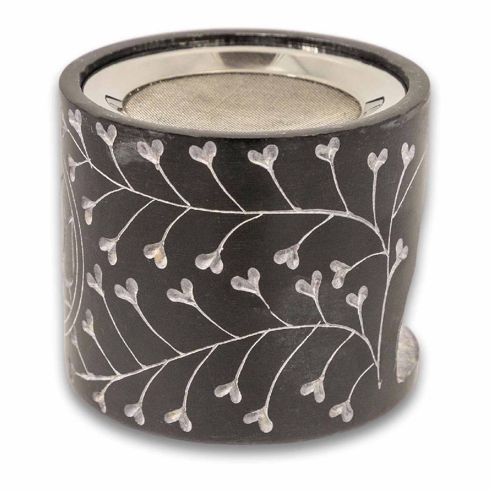 Kunst Und Magie Räucherstövchen Räuchergefäß Mit Sieb Aus Speckstein 10cm