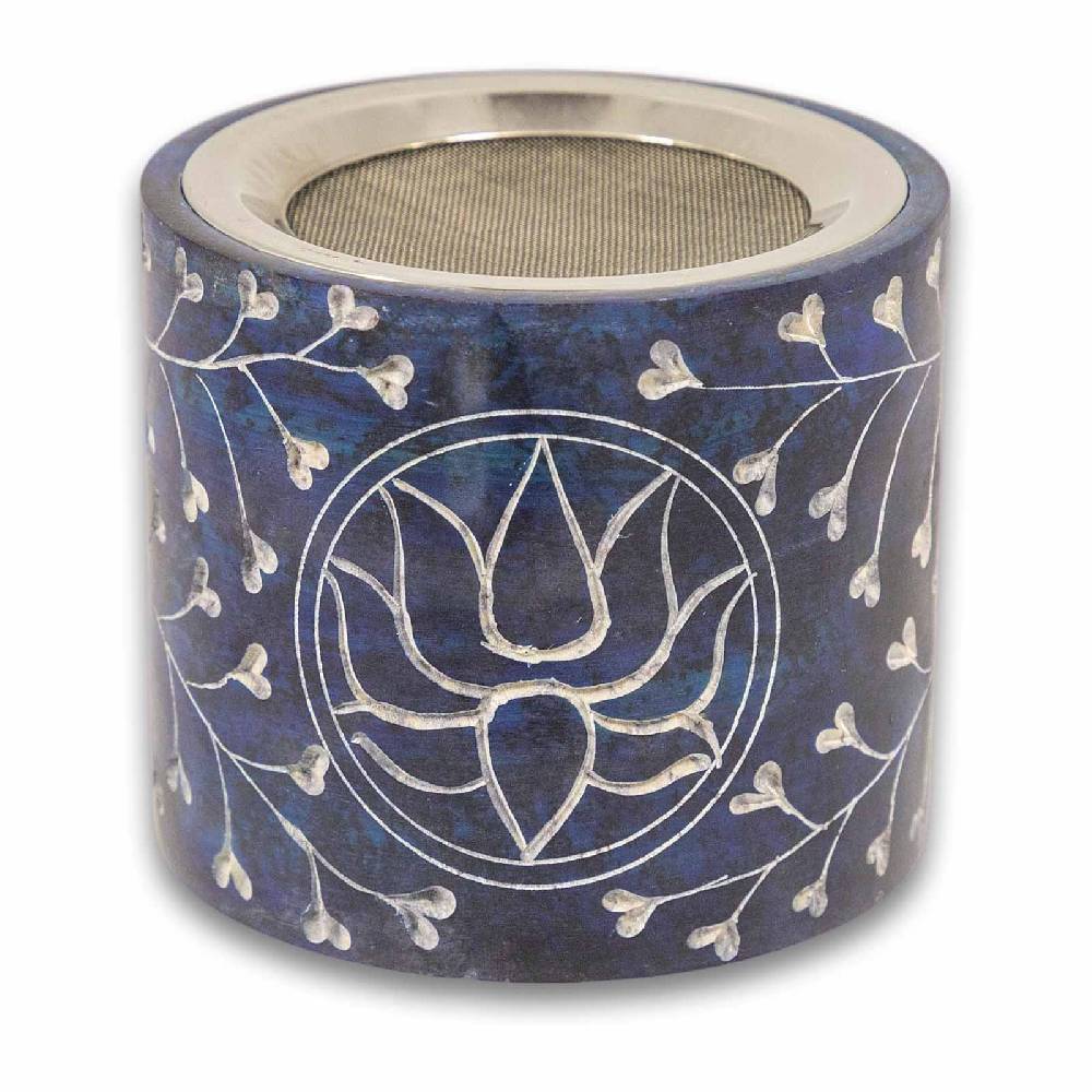 Kunst Und Magie Räucherstövchen Räuchergefäß Mit Sieb Aus Speckstein 10cm