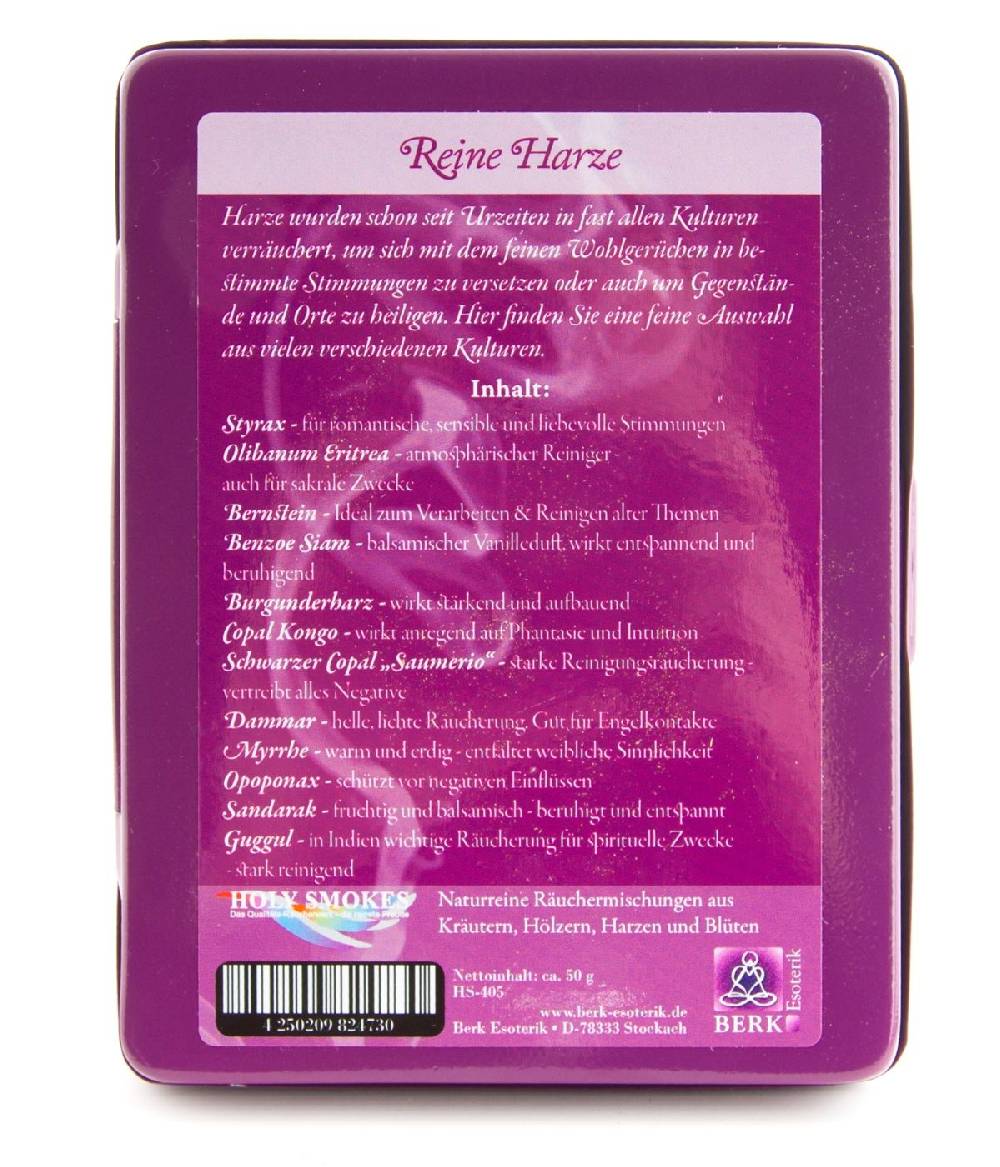 Kunst Und Magie Reine Harze Zum Räuchern Set Mit 12 Verschiedenen Harzen