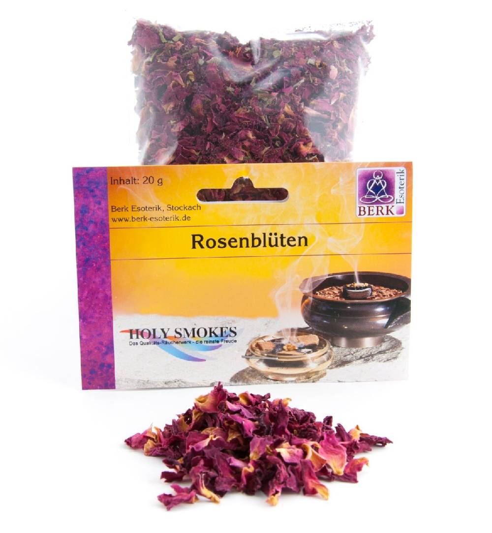 Kunst Und Magie Rosenblüten - Liebe, Leidenschaft und Verführung Räucherwerk in Tüten