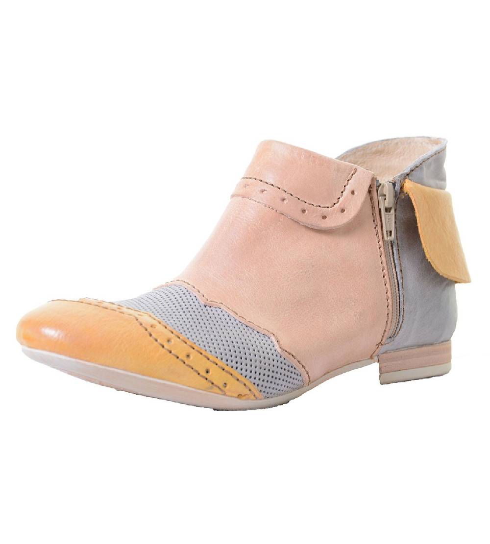 Kunst Und Magie Rovers Damen Kurzschaft Stiefelettes 38014 Picado Bandolero papaya