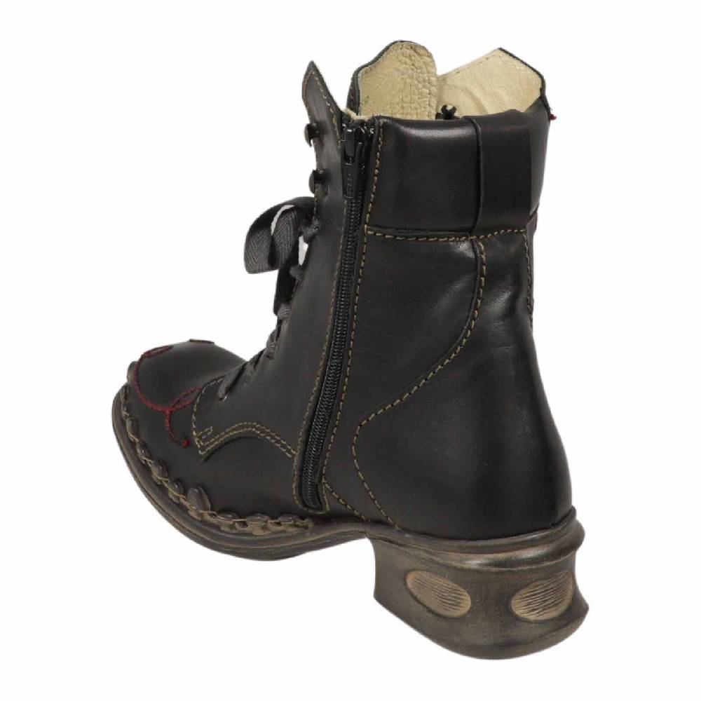 Kunst Und Magie Rovers Damenstiefel Crust Costa 42018 Schuhe Stiefelette Stiefel Boho Schwarz