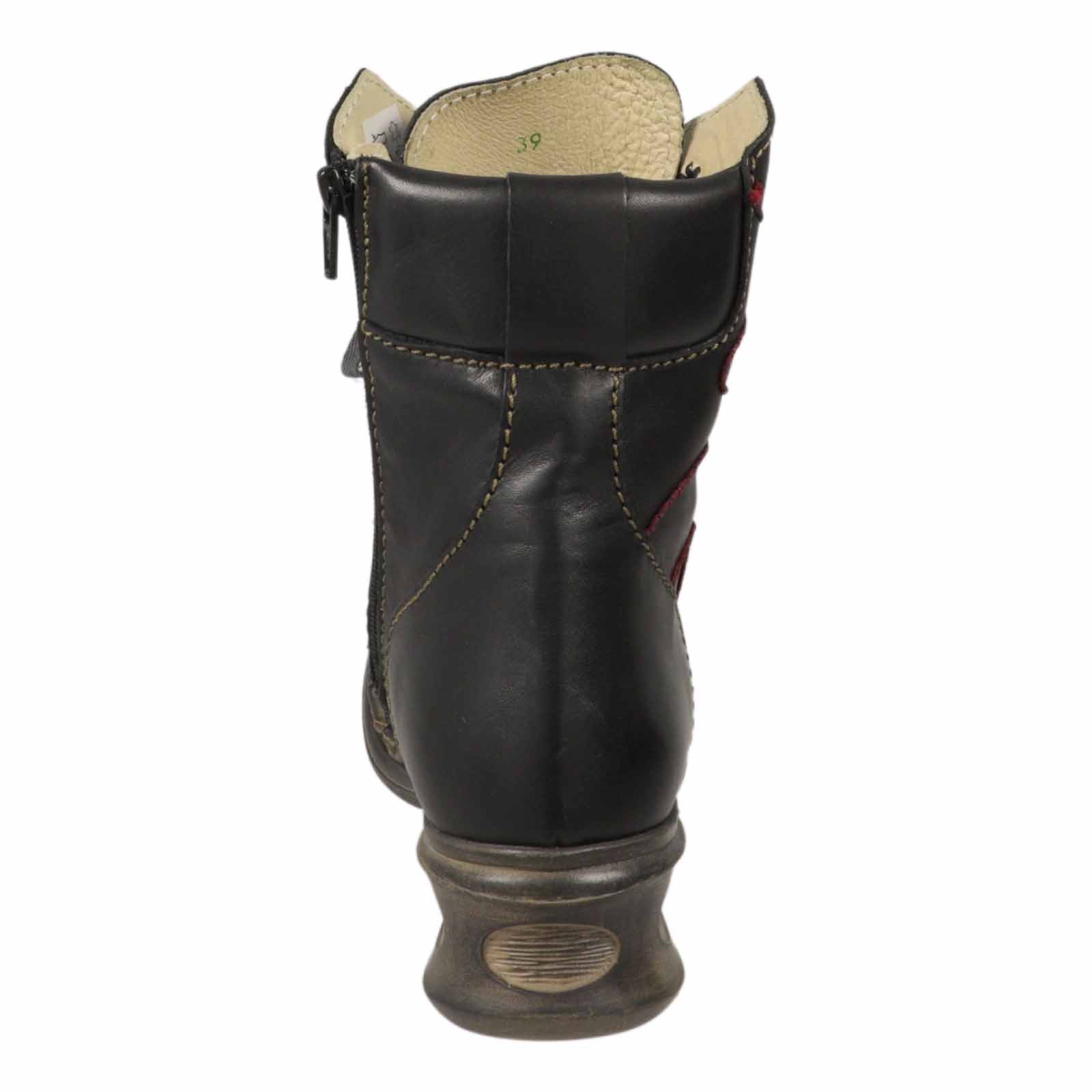 Kunst Und Magie Rovers Damenstiefel Crust Costa 42018 Schuhe Stiefelette Stiefel Boho Schwarz