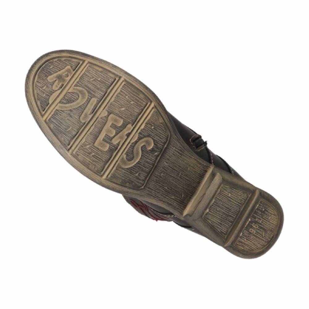 Kunst Und Magie Rovers Damenstiefel Crust Costa 42018 Schuhe Stiefelette Stiefel Boho Schwarz