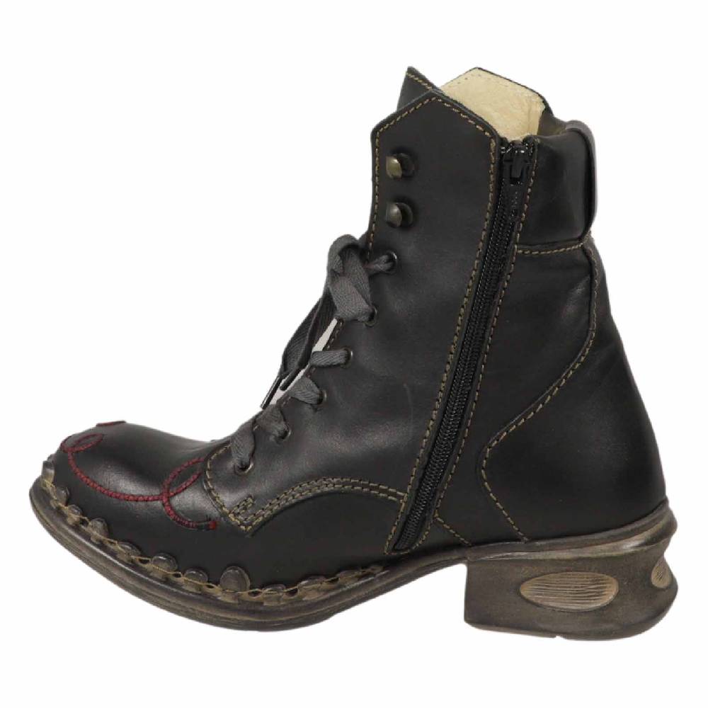 Kunst Und Magie Rovers Damenstiefel Crust Costa 42018 Schuhe Stiefelette Stiefel Boho Schwarz