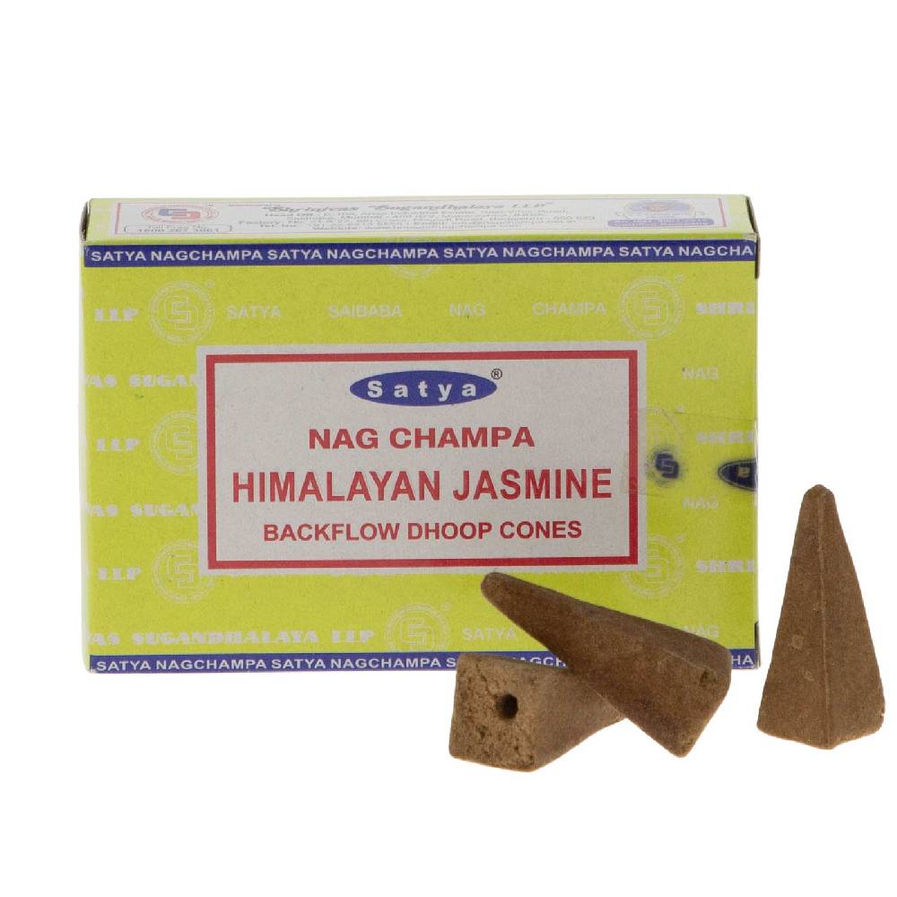 Kunst Und Magie Rückfluss Räucherkegel Satya HIMALAYAN JASMIN Cones Dhoop Duftkegel Backflow Cones