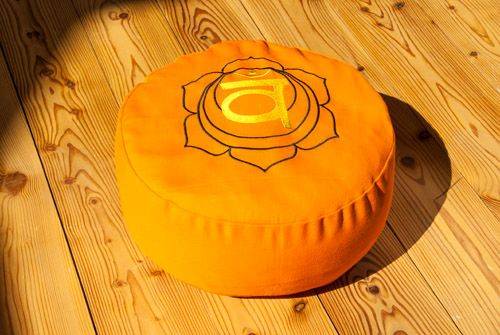 Kunst Und Magie Sakralchakra Meditationskissen Mit Buchweizen Gefüllt 36 X 15 Cm Yoga Berk Balance Chakra