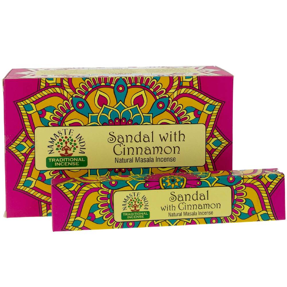 Kunst Und Magie Sandelholz Mit Zimt Räucherstäbchen Namaste India Sandalo With Cinnamon