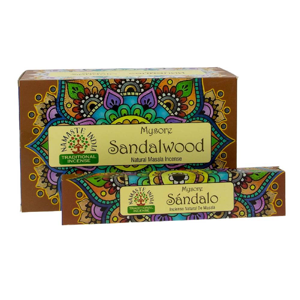 Kunst Und Magie Sandelholz Mysore Sandelwood Räucherstäbchen Namaste India