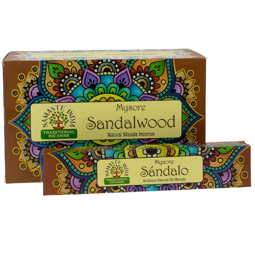 Kunst Und Magie Sandelholz Mysore Sandelwood Räucherstäbchen Namaste India