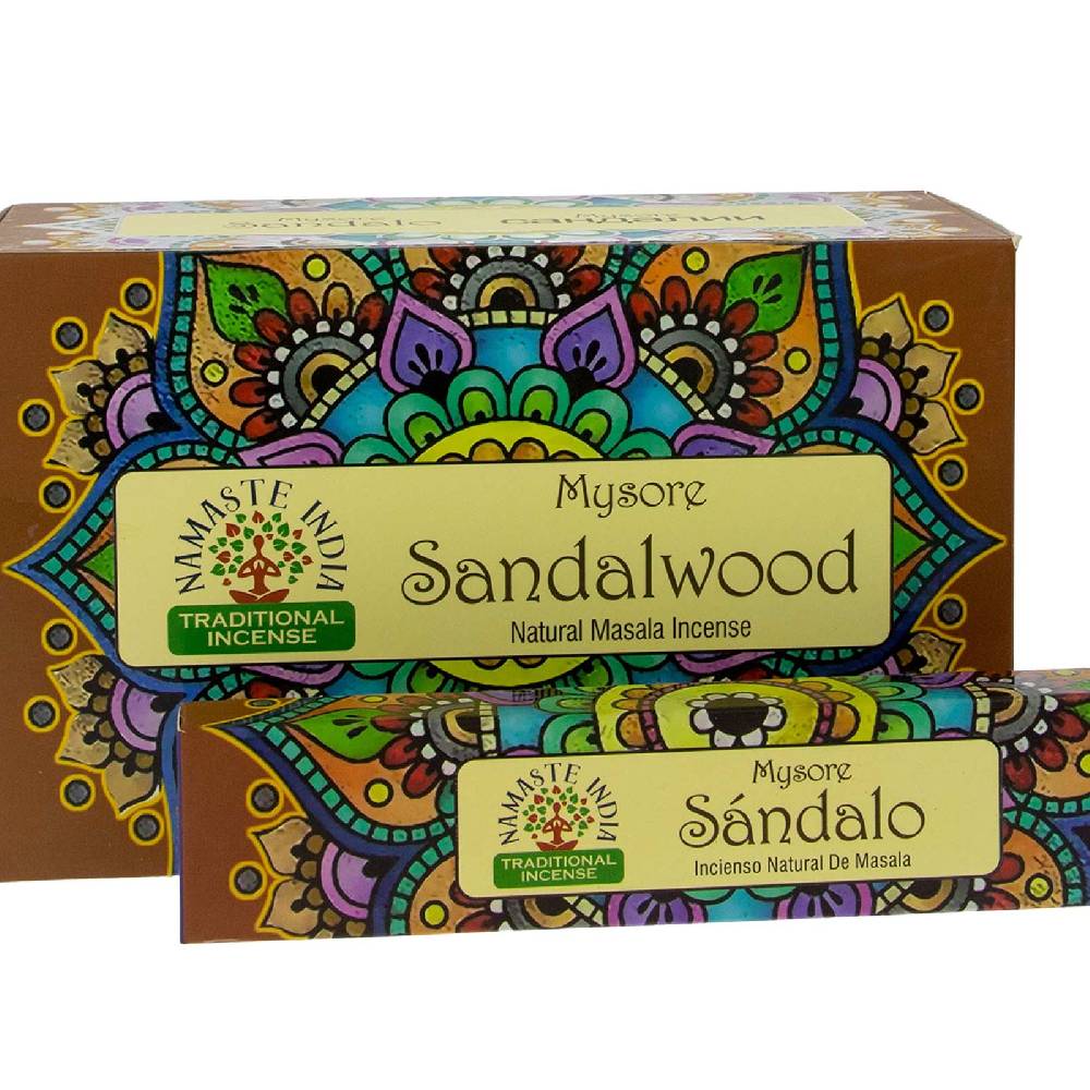 Kunst Und Magie Sandelholz Mysore Sandelwood Räucherstäbchen Namaste India
